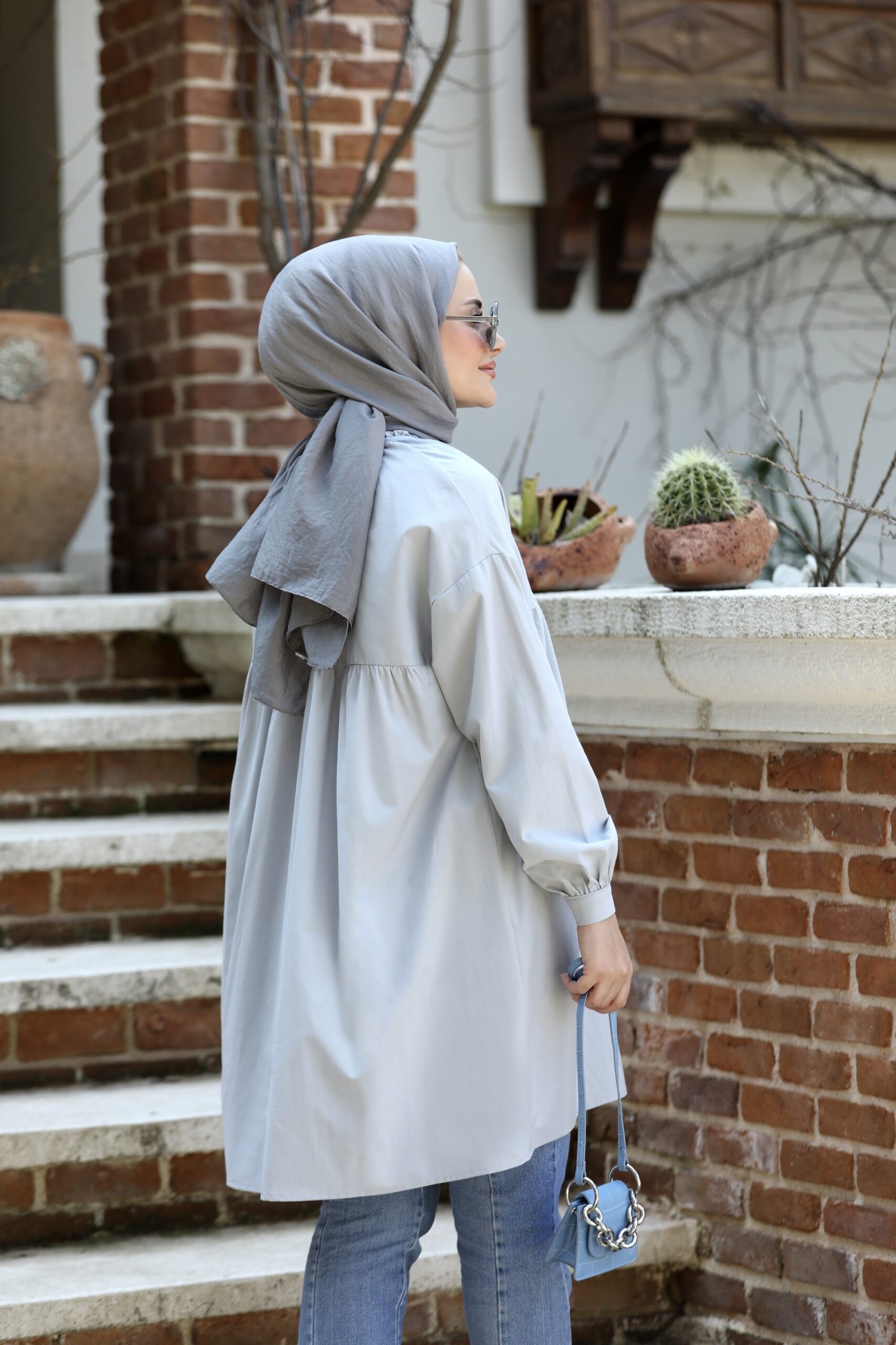 Adal Tunik Gri - Görsel 4
